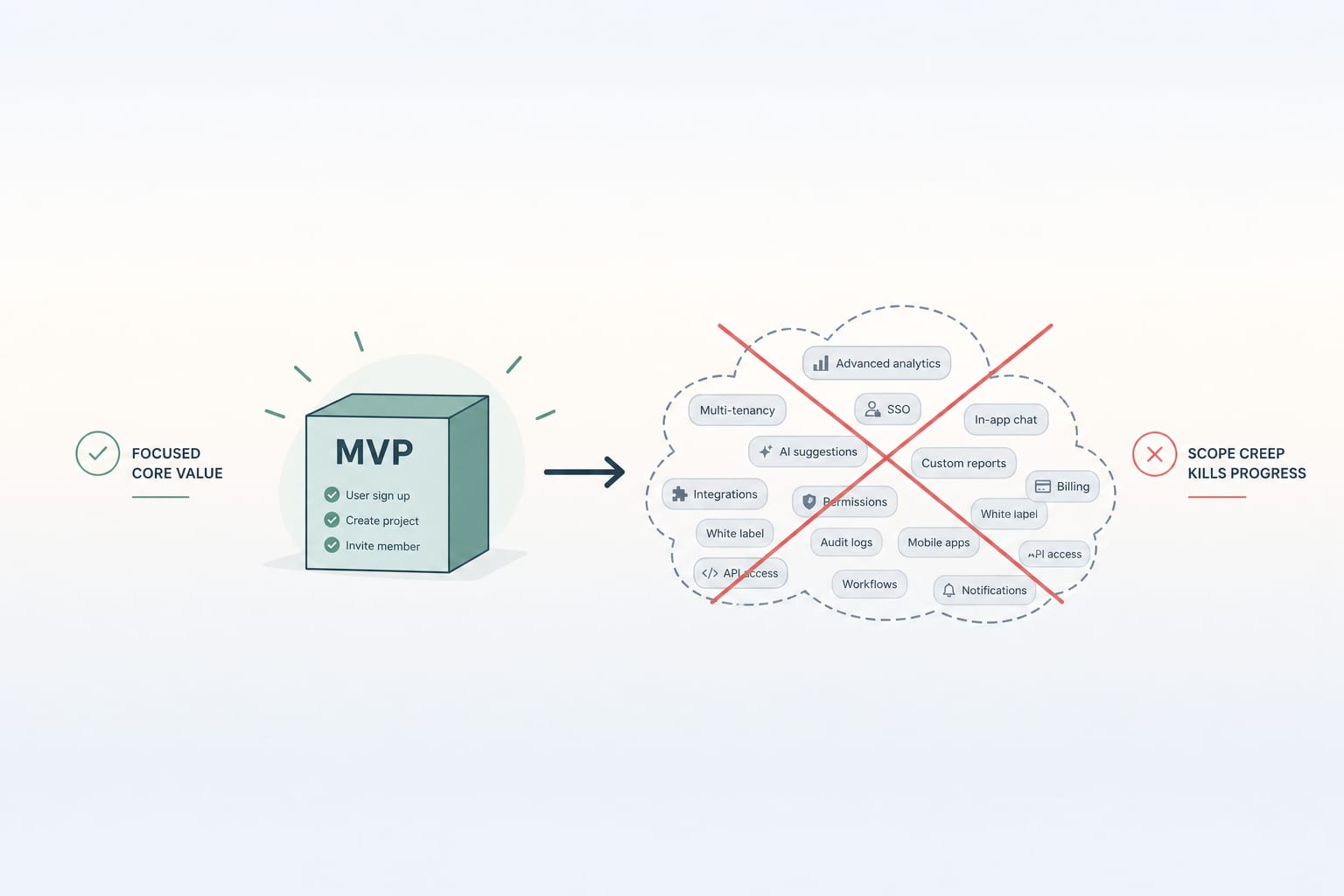 SaaS MVP Development in 2026: The Engineering Decisions That Decide Whether You Ship or Sink
