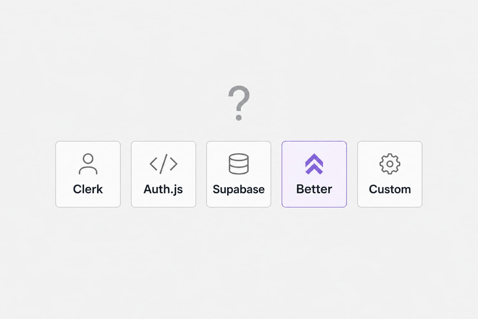 Choosing Authentication for a New SaaS in 2026: Clerk, Auth.js, Supabase Auth, Better Auth, and When to Self-Host