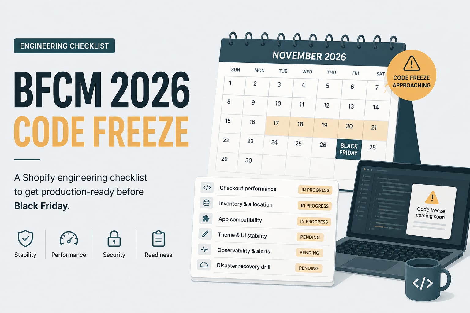 The BFCM 2026 Engineering Checklist for Shopify Stores